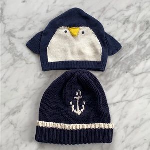 Lot of two baby hats 100% cotton
